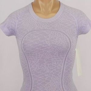 Lilac Top designed for runners